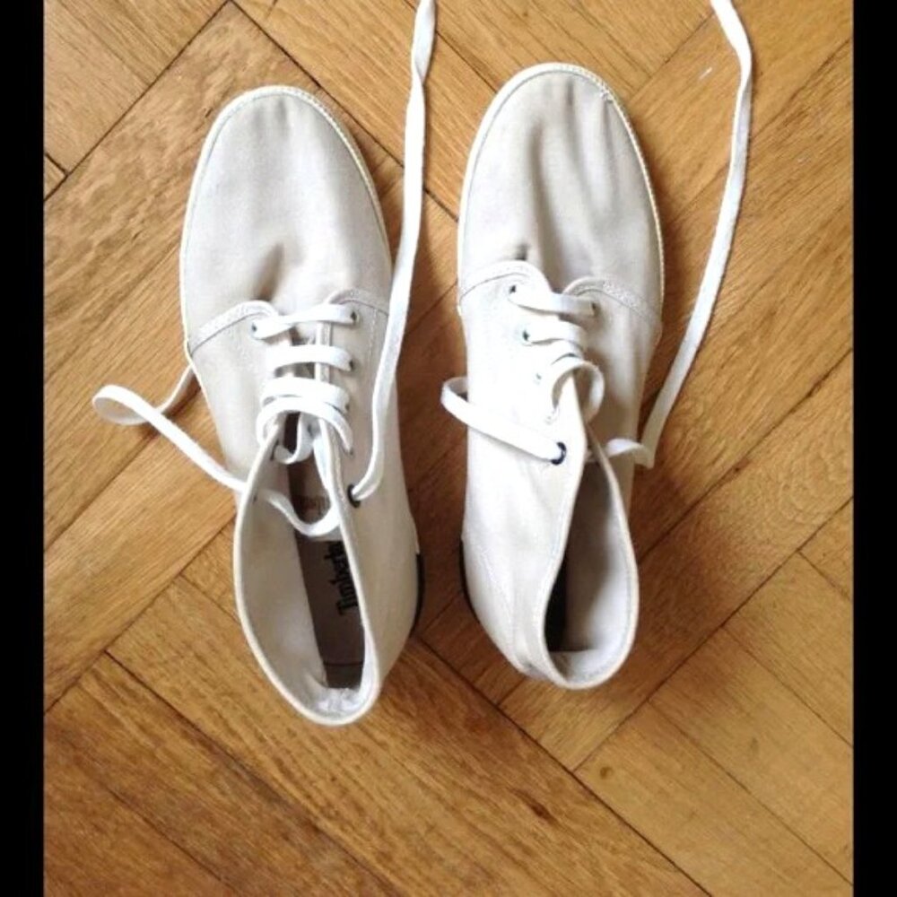 Timberland comfy white snickers shoes *US 9, EU 43